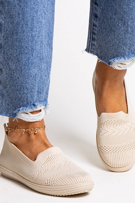 Shadhi beežid Slip-On kangast tossud