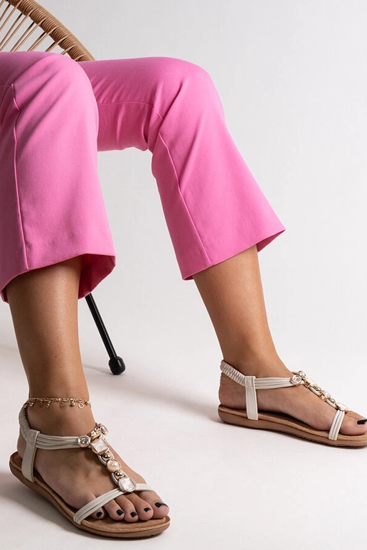 Beežid kivikestega sandaalid Degnia