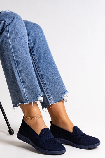 Abadly Navy Slip-On tossud 2