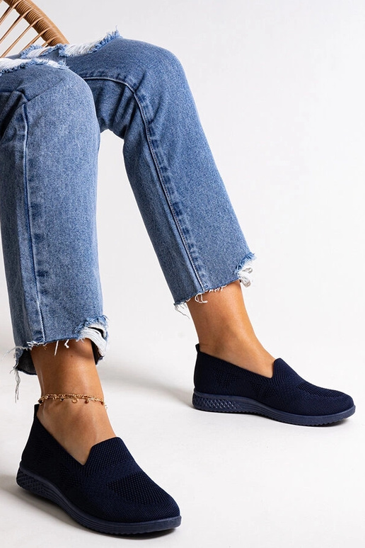 Abadly Navy Slip-On tossud
