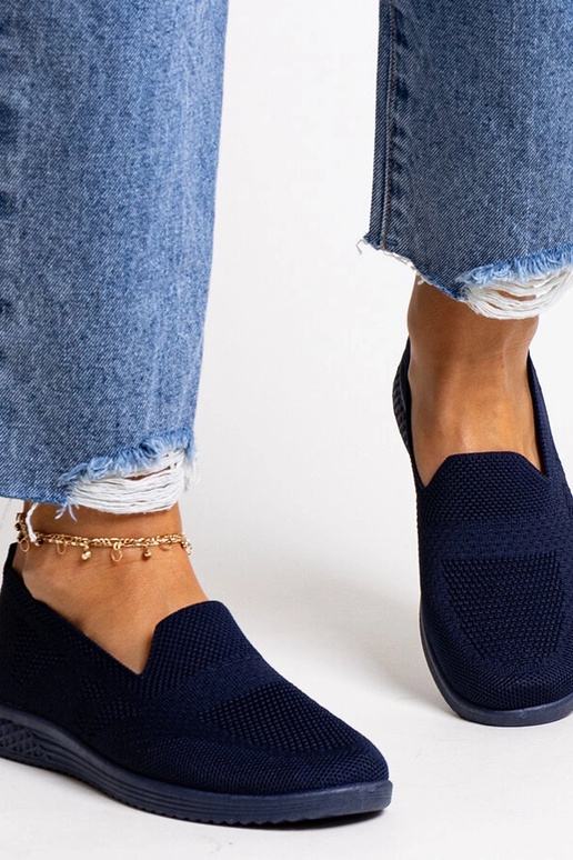 Abadly Navy Slip-On tossud