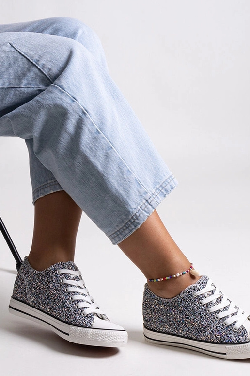 Mustad läikivad kõrged tennised Jadwa