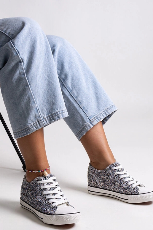 Mustad läikivad kõrged tennised Jadwa