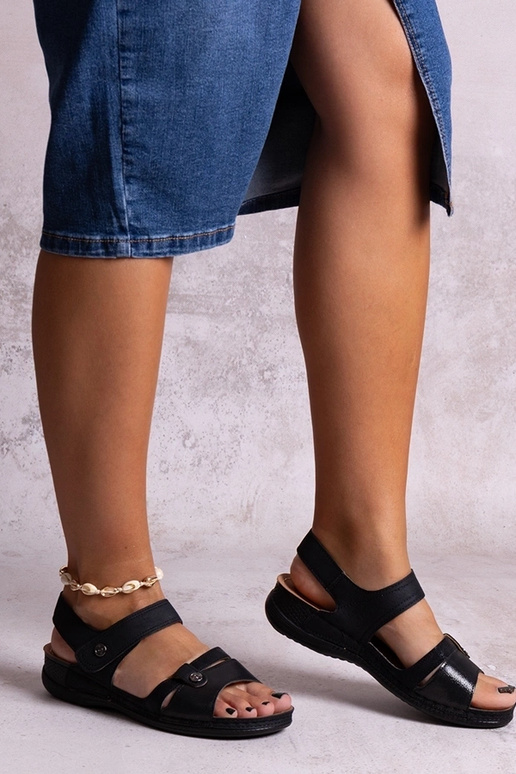 Huri mustad platvormsandaalid