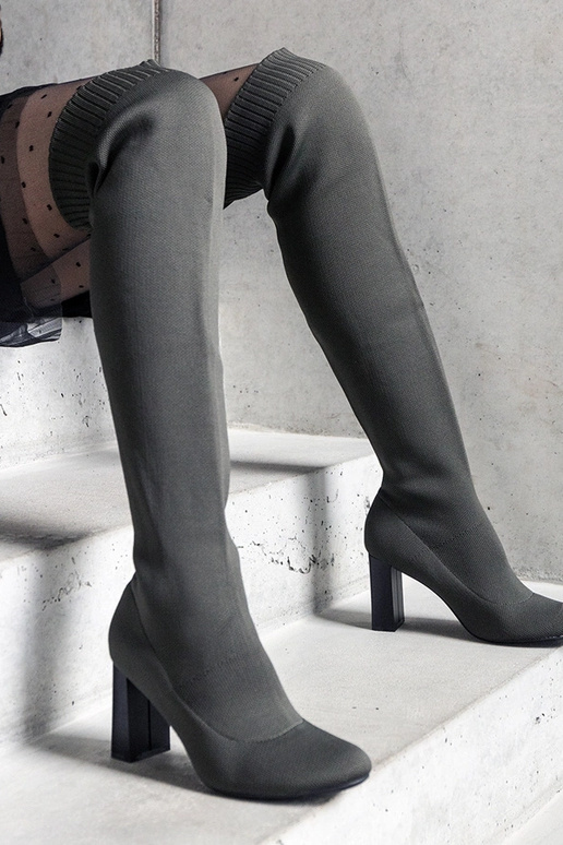 Rohelised libisevad saapad elastse...