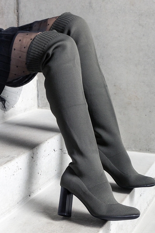 Rohelised libisevad saapad elastse...