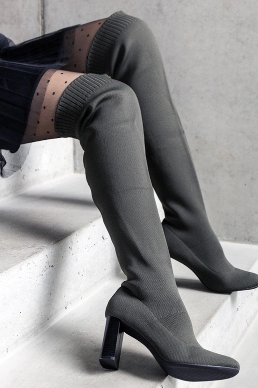 Rohelised libisevad saapad elastse...