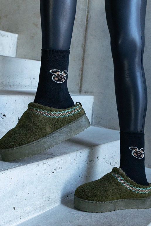 Tikitud Greene mustriga rohelised...