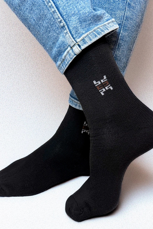 Nerput mustad meeste soojad sokid