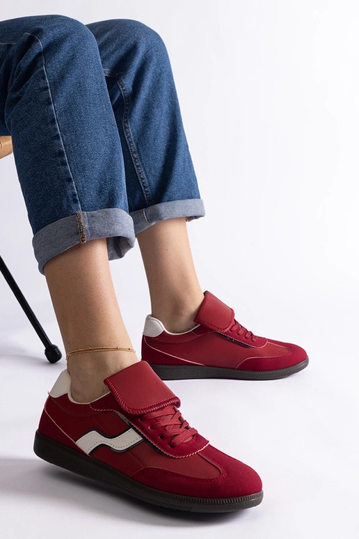 Punased madalad sneakersid paeltega... Punased madalad sneakersid paeltega...