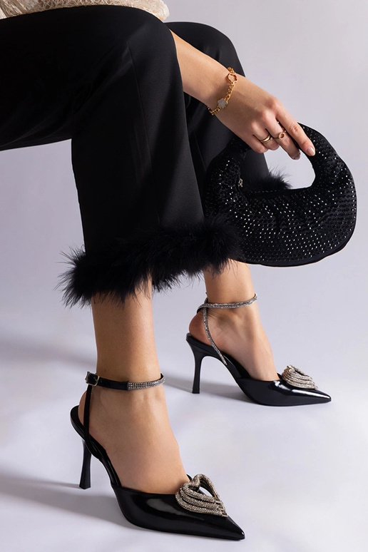 Mustad kontsakingad avatud kannaga,... Mustad kontsakingad avatud kannaga,...