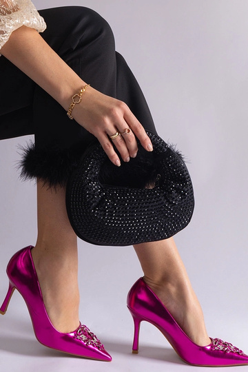 Roosad lakknahast stiletid,... 2