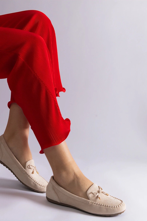 Beežid seemisnahast mokassiinid...