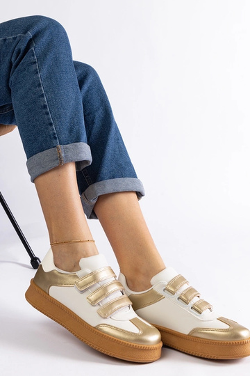 Mena Kuldsed Velcro tossud