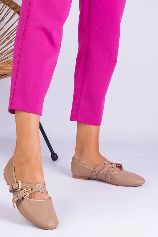 Eko-nahast beežid balletikorvid, mis...