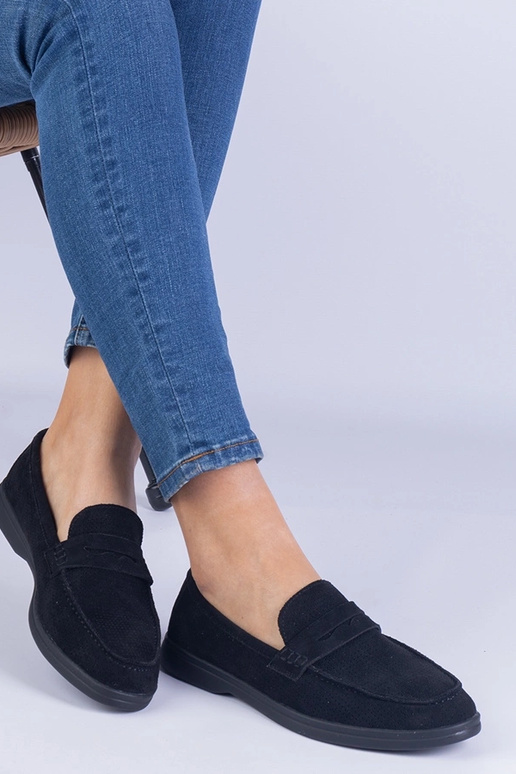 Mustad klassikalised avatud mustriga...