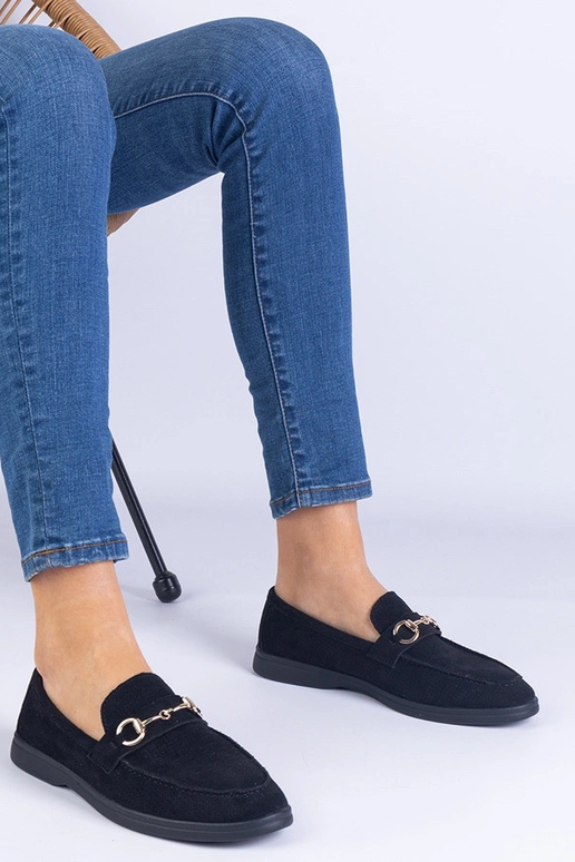 Mustad avatud varbaga kunstnahast...