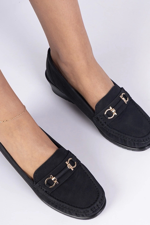 Must naiste mokasiin platvormil Sambada