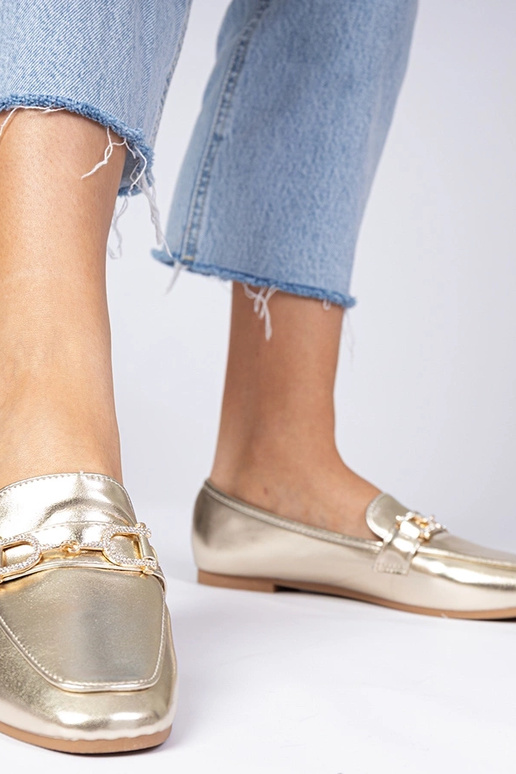 Kuldne elegantne mokassiinid...