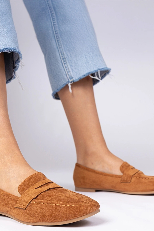 Pruunid elegantne mokassiinid Palmarina