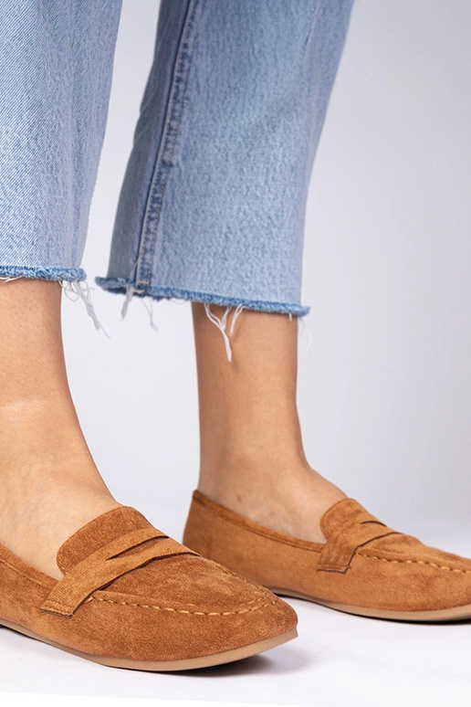 Pruunid elegantne mokassiinid Palmarina