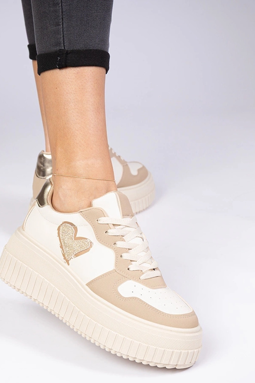 Pruunid naiste sneakersid sädelevate... Pruunid naiste sneakersid sädelevate...