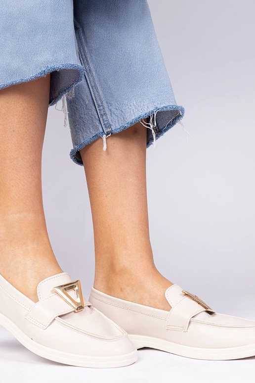 Beežid naiste mokasiinid elegantse...