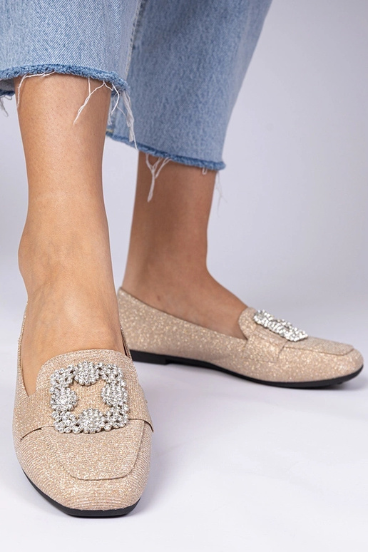 Šampanja sädelusega mokasiinid...