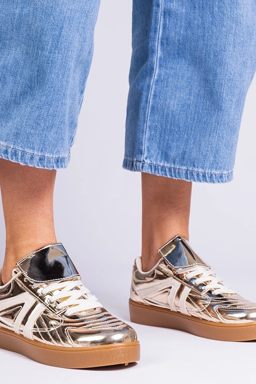 Kuldne lakitud naiste spordijalats Keyla Kuldne lakitud naiste spordijalats Keyla