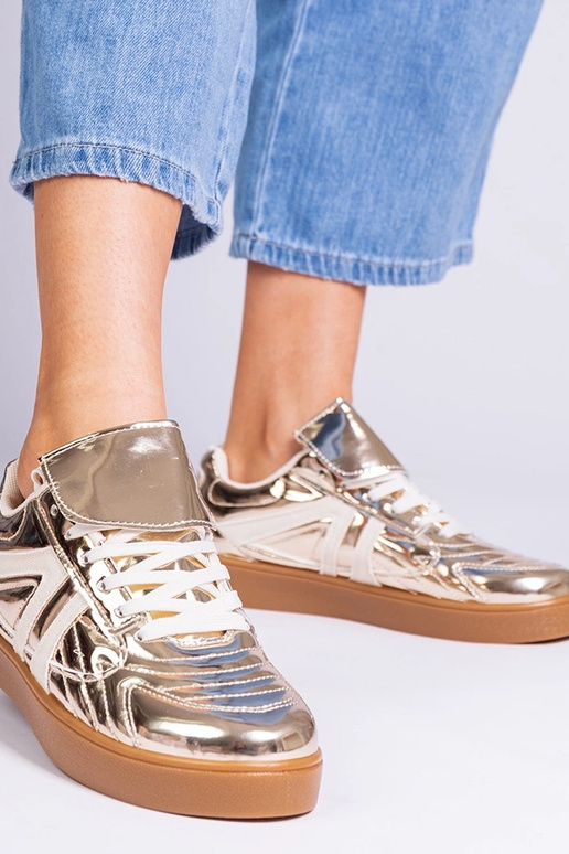 Kuldne lakitud naiste spordijalats Keyla Kuldne lakitud naiste spordijalats Keyla