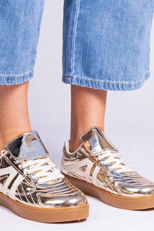 Kuldne lakitud naiste spordijalats Keyla Kuldne lakitud naiste spordijalats Keyla