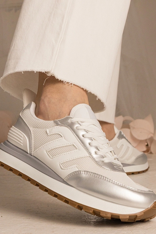 Marena hõbe-valged naiste sportlikud...