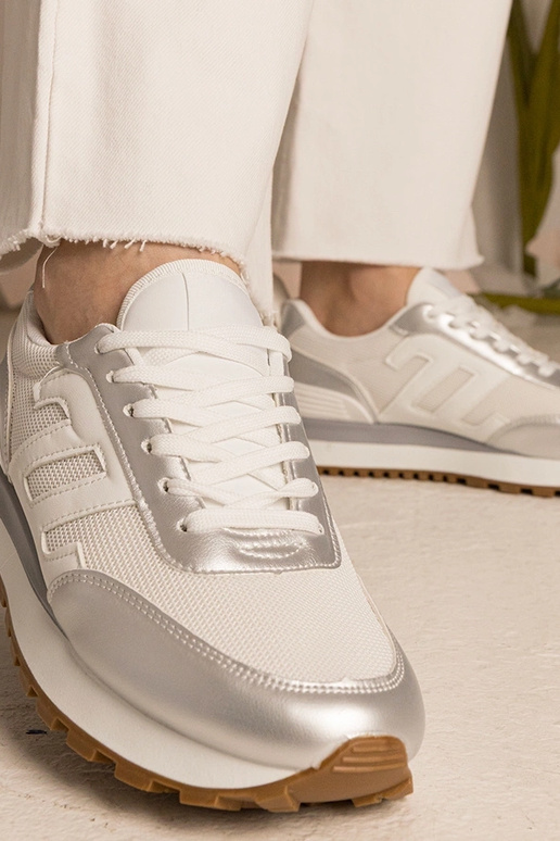 Marena hõbe-valged naiste sportlikud...