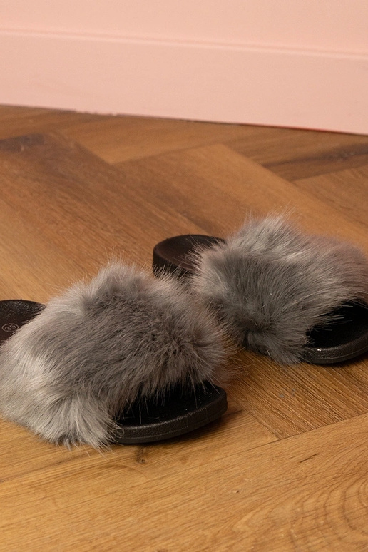 Hallid laste sussid karvasega Malinka