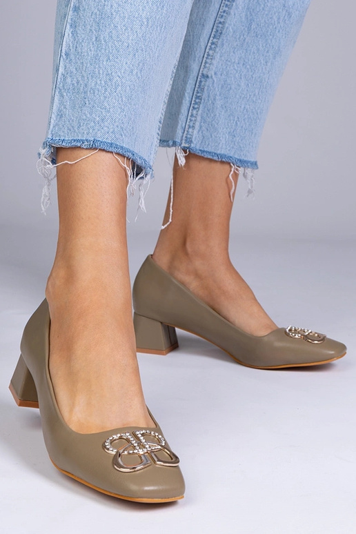 Rohelised madal konts kõrged kingad,...