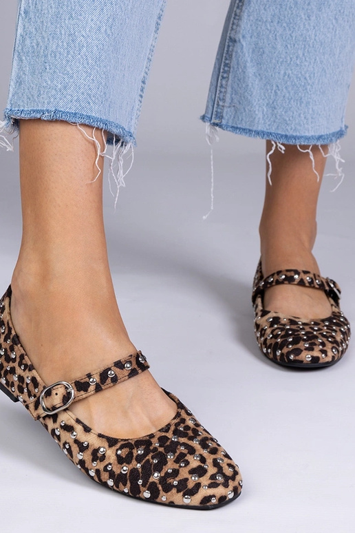 Panterimustriga ballerinad nurgeliste...