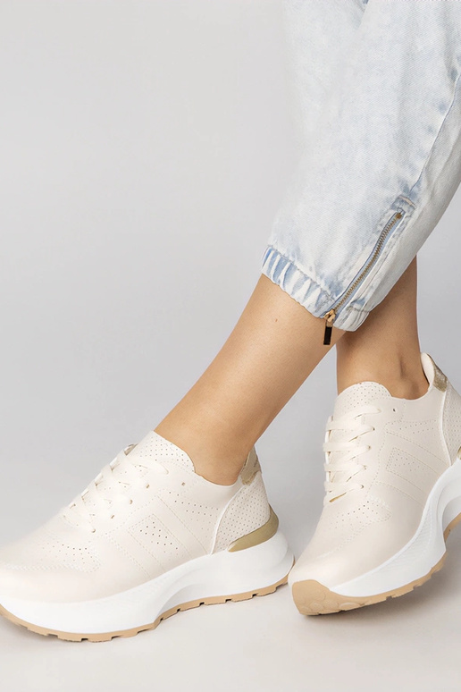 Liivakarva sportlikud jalanõud kuldse...