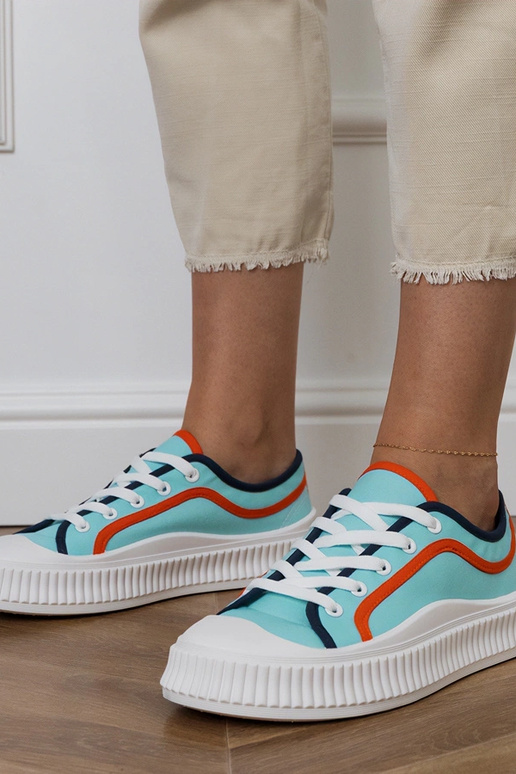 Sinised naiste platvormijalatsid,...