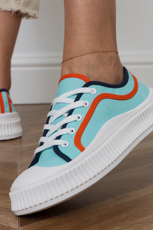 Sinised naiste platvormijalatsid,...