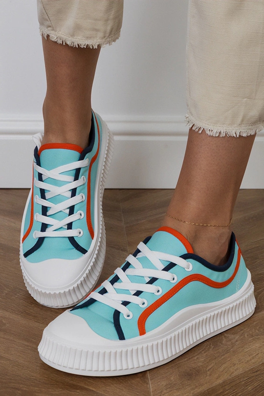 Sinised naiste platvormijalatsid,...