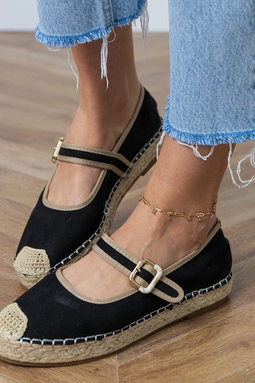 Mustad espadrillid dekoratiivse... Mustad espadrillid dekoratiivse...