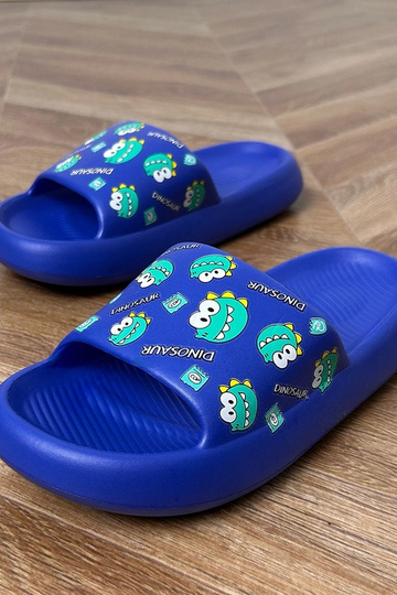 Sinised laste plätud mustritega Dinos