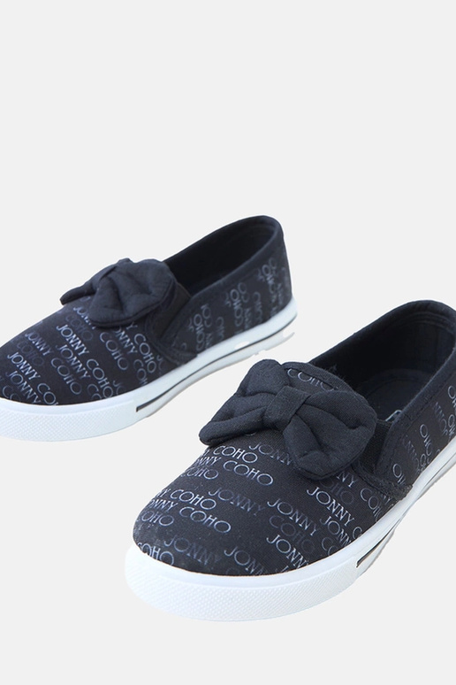 Mustad laste spordijalatsid lipsuga...