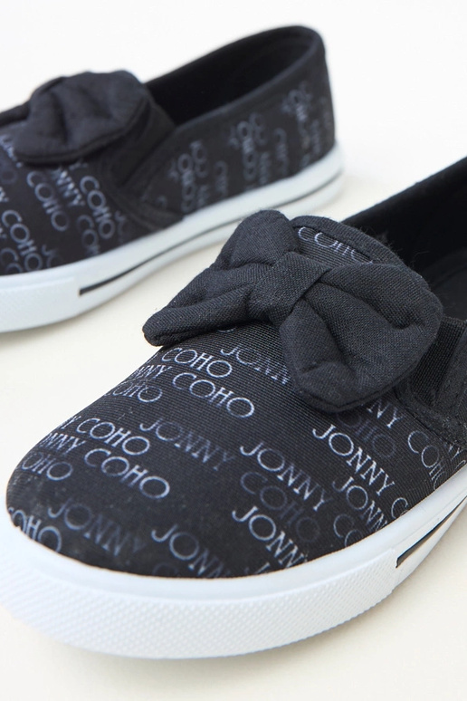 Mustad laste spordijalatsid lipsuga...