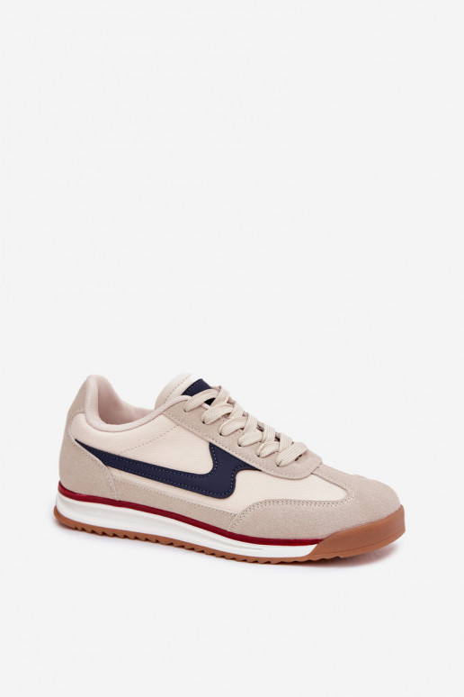 spordijalatsid Sneakers tüüpi jalanõud Pealiste omad beeži värvi Zerina