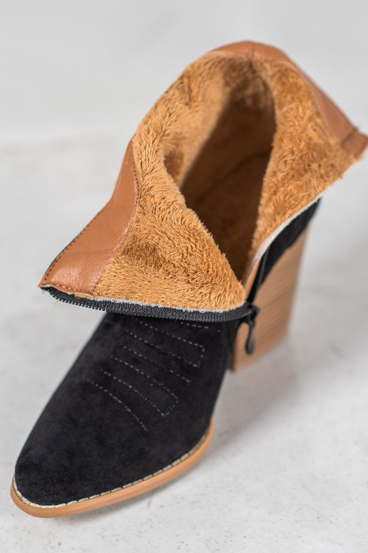 Cowboy stiili saapad kõrge kontsaga