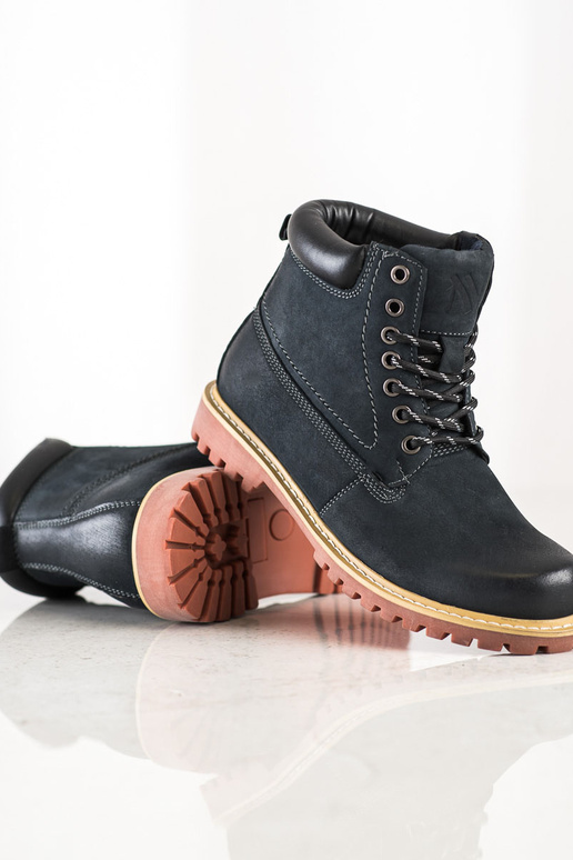 Igapäevased Pealiste saapad Sinist värvi