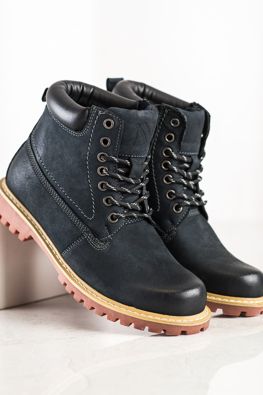 Igapäevased Pealiste saapad Sinist värvi