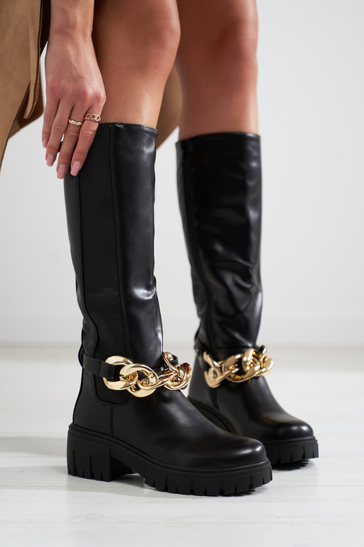 msuud Pealiste saapad paksul tallal...