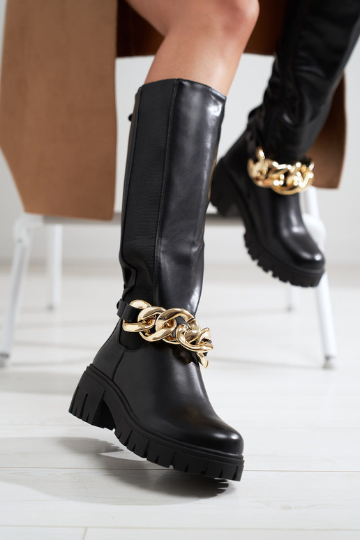 msuud Pealiste saapad paksul tallal...